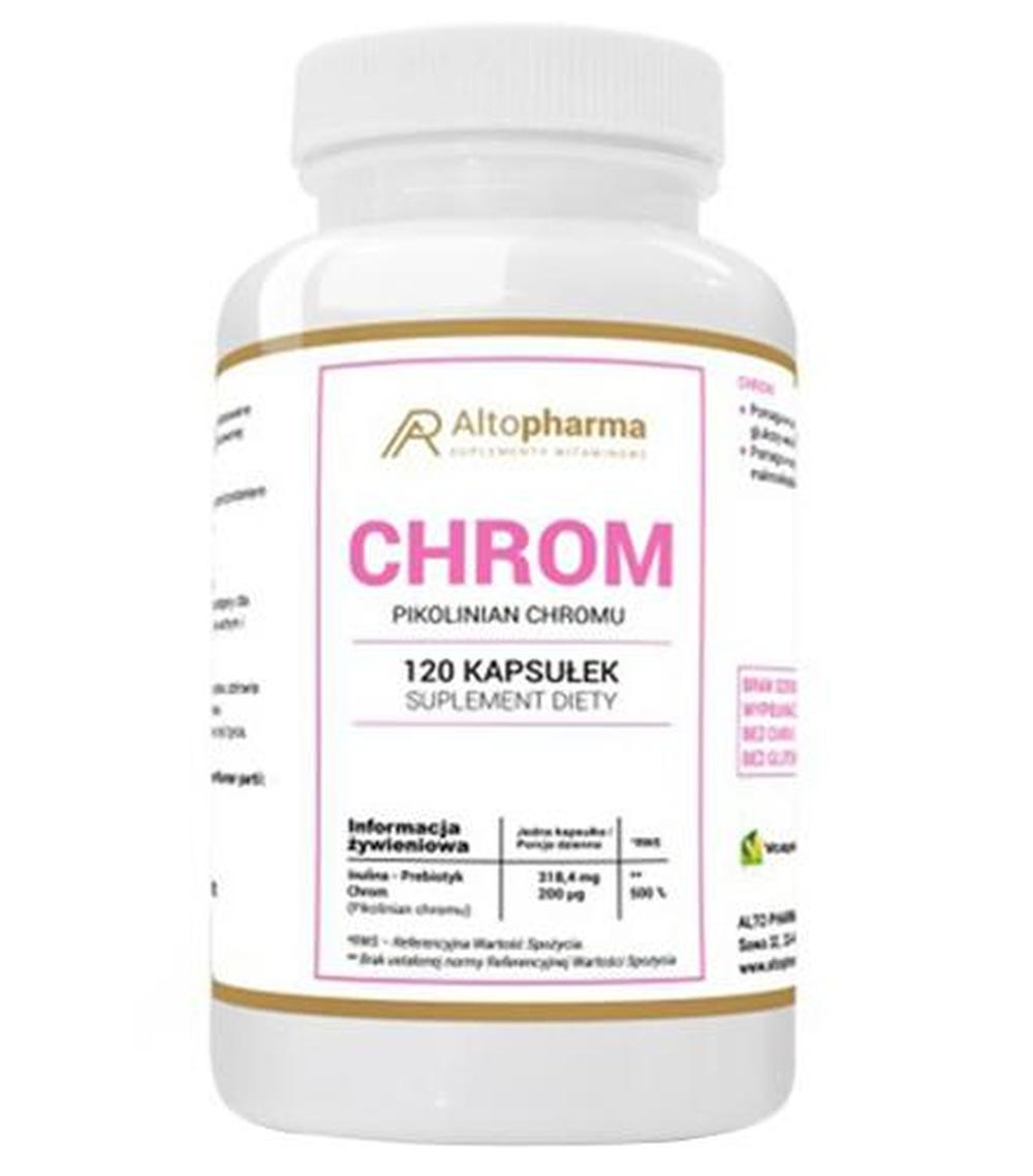 Altopharma Chrom Pikolinian chromu - 120 kapsułek