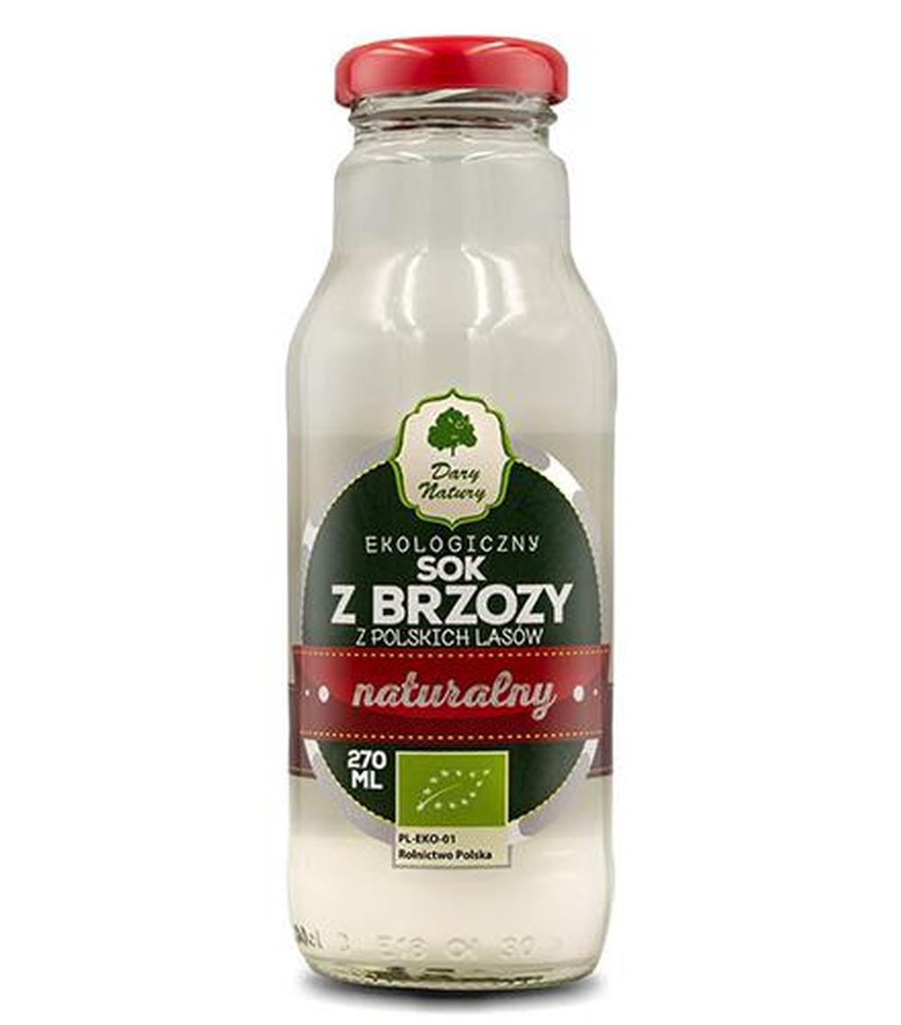 Dary Natury Ekologiczny sok z brzozy naturalny - 270 ml - cena, opinie, wskazania