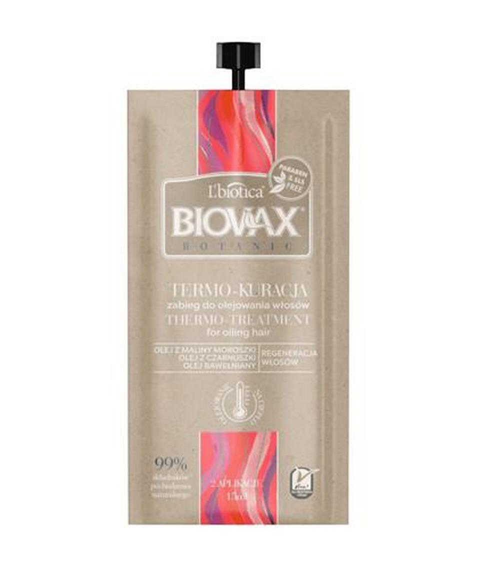 BIOVAX BOTANIC Termo-Kuracja zabieg do olejowania włosów, 15 ml