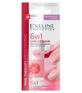 Eveline Care&Colour 6 w 1 Odżywka do paznokci nadająca kolor rose, 5 ml, cena, opinie, skład