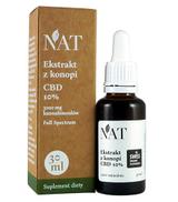 Nat Ekstrakt z konopi Olejek CBD 10%, 30 ml, cena, opinie, stosowanie