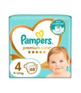 Pampers Pieluchy Premium Care rozmiar 4, 68 sztuk pieluszek
