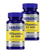 PANAWIT Witamina D3 4000, 2x60 kapsułek