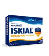 Iskial Immuno Max + Witamina C, 120 kaps., cena, wskazania, opinie - ważny do 2025-10-01