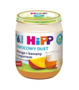 HiPP BIO od pokoleń, Mango i banany z jogurtem, po 6. m-cu, 160 g - ważny do 2025-03-31