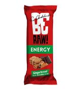 BeRAW! Energy, Baton energetyczny, piernik, 40 g - ważny do 2025-08-31