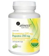 ALINESS Bromelaina 500 mg, Papaina 200 mg - 100 kaps.