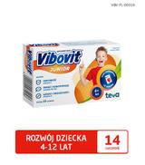 VIBOVIT JUNIOR Truskawkowy - 14 sasz. - ważny do 2025-05-31