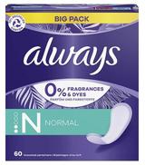 Always Daily Fresh Normal, Wkładki higieniczne, 60 sztuk