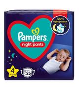 Pampers Night Pants 4 Pieluchomajtki 9 - 15 kg, 25 szt., cena, opinie, właściwości