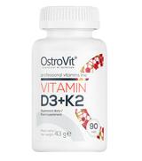 OstroVit Vitamin D3 + K2 - 90 tabl. - cena, opinie, stosowanie