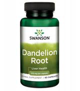 SWANSON Dandelion Root, 60 kapsułek
