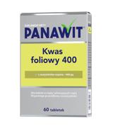 Panawit Kwas foliowy 400, 60 tabletek  - ważny do 2025-05-31