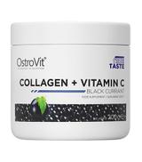 OstroVit Collagen + Vitamin C Black Currant Odżywka o smaku czarnej porzeczki - 200 g - cena, opinie, stosowanie