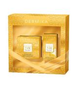 Zestaw Dermika LUXURY GOLD 65+ Luksusowy krem rekonstruktor młodości 50 ml + Luksusowe serum przeciwzmarszczkowe 3D aktywator młodości 60 g