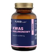 Pureo Health Kwas hialuronowy 150 mg, 60 vege kapsułek