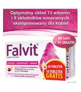 Falvit, tabletki, 60 + 10 sztuk