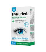 HyaluHerb Krople do oczu, 10 ml