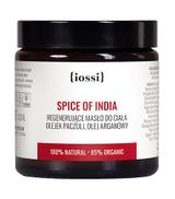 Iossi Spice Of India Regenerujące masło do ciała Paczuli, Olej Arganowy, 120 ml - ważny do 2025-02-28