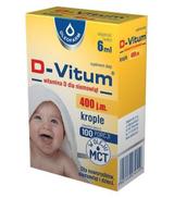 D-Vitum Witamina D dla niemowląt 400 j.m. w kroplach, 6 ml