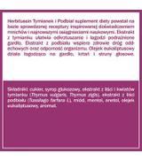 HERBITUSSIN TYMIANEK I PODBIAŁ, 12 pastylek - ważny do 2025-09-30