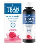 Domowa Apteczka Odporność Tran z rekina o smaku malinowym, 250 ml