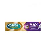Corega Max Mocowanie + Osłona Krem do protez zębowych, 40 g - 1023426 - uszkodzone kartonowe opakowanie