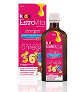 ESTROVITA KIDS - 150 ml. NNKT z grupy omega oraz witaminy A, D i E dla dzieci od 3. r. ż.
