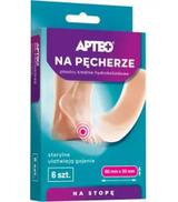 Apteo Na Pęcherze plastry średnie hydrokoloidowe 60x30mm, 6 sztuk