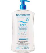 Neutraderm Baby Łagodna woda myjąca 3 w 1 Twarz, ciało i włosy, 1 l