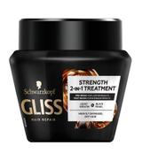 Gliss Kur Ultimate Repair  2w1 Maska wzmacniająca do włosów mocno zniszczonych i suchych - 300 ml - cena, opinie, skład