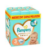 Pampers Premium Care pieluszki rozmiar 3, 6 kg - 10 kg, 200 sztuk