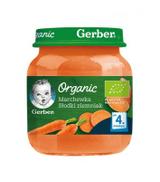 GERBER ORGANIC Marchewka Słodki ziemniak po 4 miesiącu - 125 g