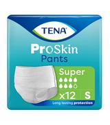 Tena Pants ProSkin Majtki chłonne super S, 12 sztuk