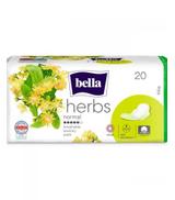Bella Herbs Tilia, Podpaski higieniczne normal, 20 sztuk