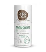 Pure Beginnings Organic Care, Dezodorant w kulce Monsoon z nutą ylang ylang, różanego geranium oraz paczuli, 75 ml