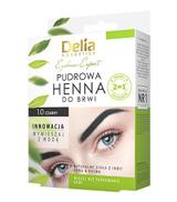 Delia Eyebrow Expert Pudrowa henna do brwi 1.0 czarny, 4 g  - ważny do 2025-01-31