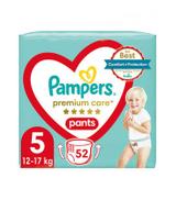 Pampers Premium Care Pants Pieluchomajtki rozmiar 5 12-17 kg, 52 sztuki