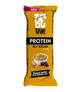 BeRAW! Protein, Baton Proteinowy, 27% białka, masło orzechowe, 40 g