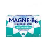 Magne-B6 Zmęczenie i stres, Magnez z ashwagandhą, tabletki, 30 sztuk - ważny do 2025-09-30