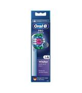 Oral-B Pro 3D White Końcówki do szczoteczek elektrycznych, 4 sztuki