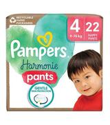Pampers Harmonie Baby Pieluchomajtki, rozmiar 4 9 kg-15 kg, 22 sztuk