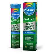 Plusssz Active  100% Energy Complex, Na znużenie, 20 tabletek musujących