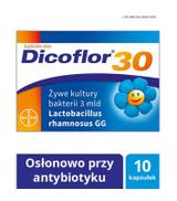DICOFLOR 3 0w antybiotykoterapii u dzieci i niemowląt, 10 kapsułek