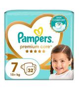 Pampers Premium Care Pieluszki, rozmiar 7 (15kg+), 32 sztuki