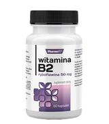 Pharmovit Witamina B2 ryboflawina 50 mg, 60 kaps., cena, opinie, dawkowanie