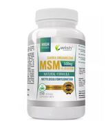Wish MSM + L - Leucyna Siarka Organiczna 500 mg - 250 kaps. - cena, opinie, dawkowanie