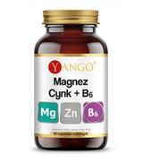 Yango, Magnez + Cynk + B6, kapsułki, 90 sztuk
