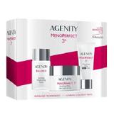 Agenity Zestaw Menoperfect 3° Łagodzący krem wypełniający na dzień SPF 20, 50 ml + Odżywczy krem wypełniający na noc, 50 ml +  Łagodzący tonik nawilżający, 25 ml