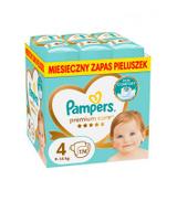 Pampers Premium Care, pieluchy rozmiar 4, 9-14 kg, 174 sztuki